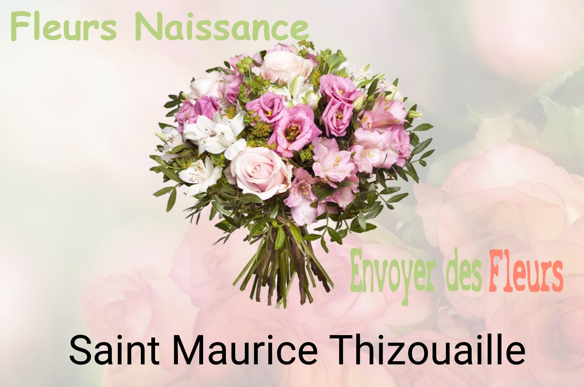 Bouquet de fleurs de naissance livré à Saint-Maurice-Thizouaille